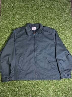 Vintage Riverside Made in USA Workwear Eisenhower Jacket Dark Green